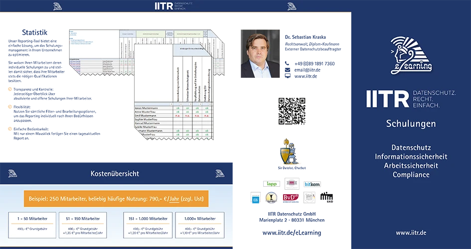 IITR Datenschutz GmbH Flyer eLearning