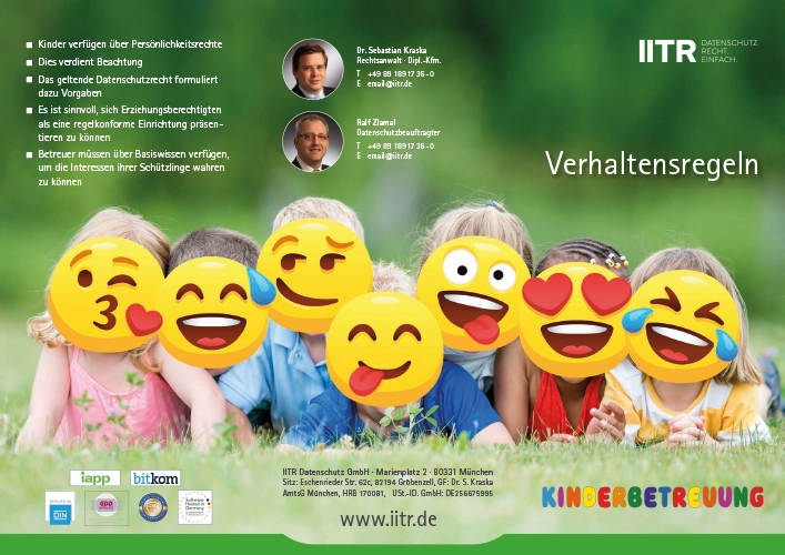 IITR Datenschutz GmbH Flyer Kindergarten