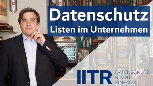 Datenschutz - Listen im Unternehmen